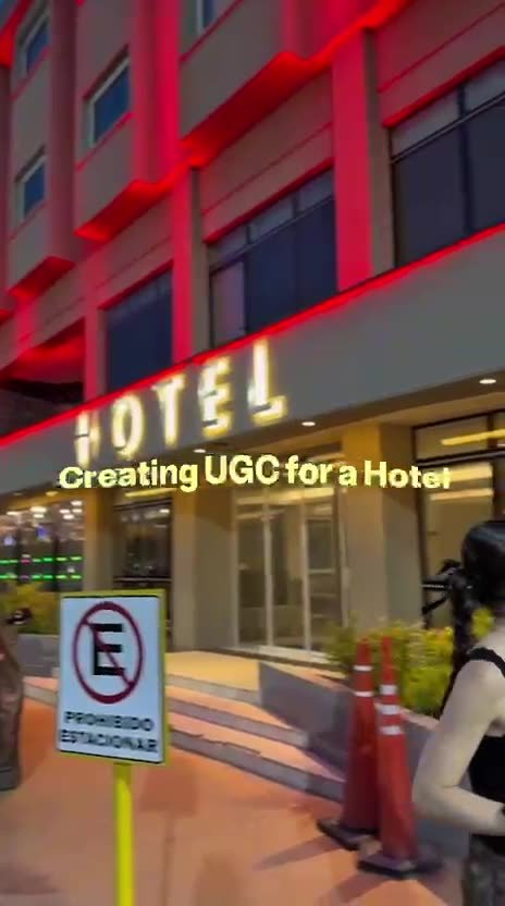 Video creando UGC para un hotel